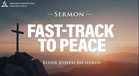 "Fast-Track to Peace" | Feb 28| Elder Joseph Richards